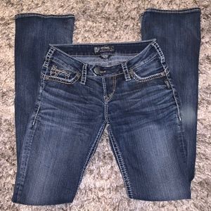 Silver Denim Jeans / Tuesday Bootcut